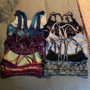 🚫SOLD on Mercari🚫 strappy back sports bra bundle